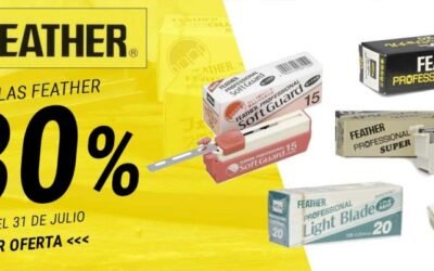 30% de descuento este mes en cuchillas Feather